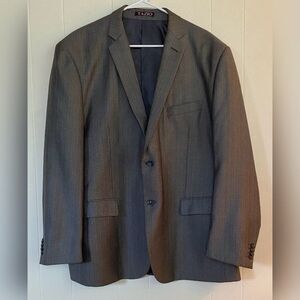 Tazio Blazer Sports Coat Men’s 48R Gray 2 Button Classic Italy